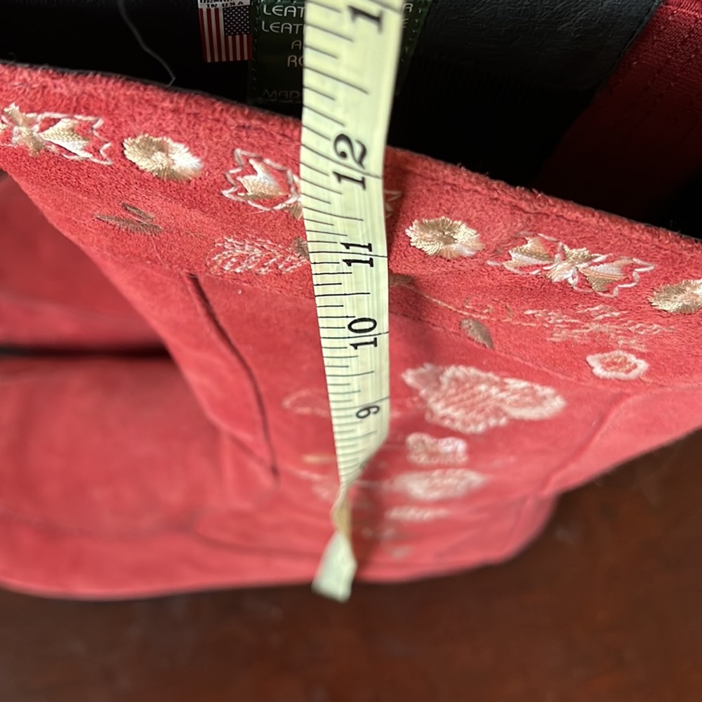 Earth Red Embroidered Women's Boots - Picture 8 of 11